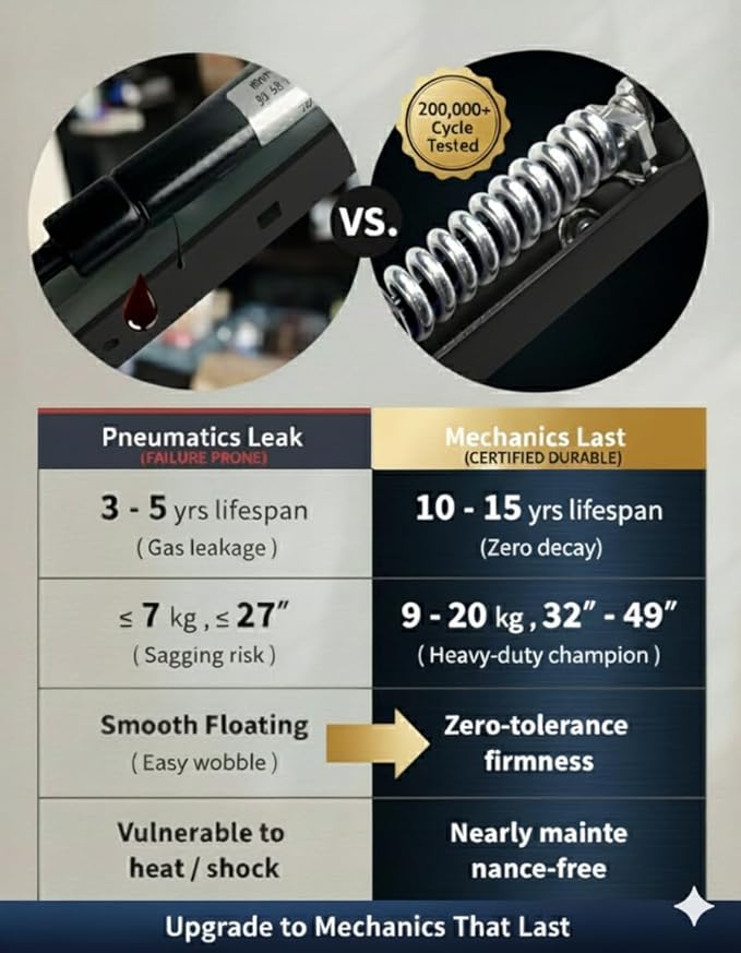 Triple Monitor Mount, Holds Screens up to 40 Inches and 25 lbs, Fully Adjustable 3 Monitor Desk Mount with C-Clamp and Grommet Base, Aluminum, Black