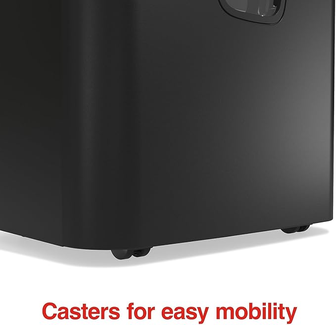 Staples Paper Shredder, 150-Sheet Micro-Cut Autofeed, Anti-Jam, for Office & Home Use with 7.4 Gallon Pull-Out Bin, Black