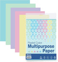 BAZIC Products Blank Paper Copy & Multipurpose Paper 8.5" x 11" – 25 Sheets Pastel Color Printer Paper for Inkjet, Laser, and Fax Machines – Printing Paper for Office, School, and Crafts, 2-Packs