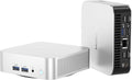 GEEKOM A6 Mini PC with AMD Ryzen 7 6800H, 16GB DDR5 RAM(Upgradable, Not LPDDR) 512GB NVMe SSD, Compact Aluminium Design Windows 11 Desktop Computer for Home/Business, USB4/8K/Wi-Fi 6E/BT 5.2/SD Slot
