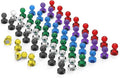 Ant Mag Magnetic Push Pins Strong Push Pin Magnets for Fridge Whiteboards Calendars Maps in School & Office Pack of 52 Assorted