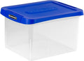 Bankers Box Heavy Duty Plastic File Box with Hanging Rails, Letter/Legal, 1 Pack (0086205)