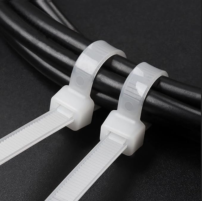 extra long zip ties heavy duty 32 inch large cable ties for outdoor use white nylon ties 30 pcs uv resistant industrial tie wrap 200lb Tensile Strength