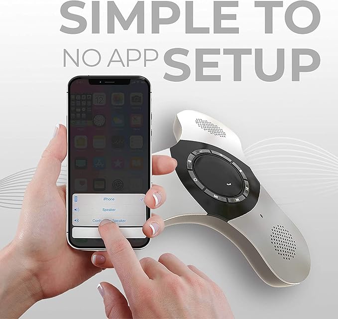 Skywin Bluetooth Conference Speaker with Microphone, 3 Pack Portable Wireless Speaker for Office Desk, Computer, and Laptop, Bluetooth Microphone for Conference Room, and PC, Smart Speakerphone