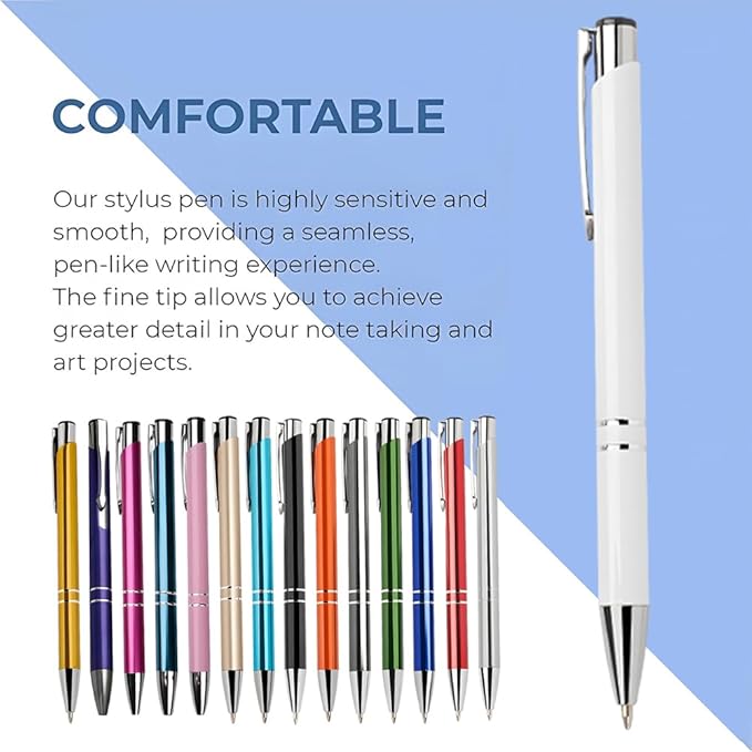 Yucold Customized ballpoint pens in bulk, personalized ballpoint pens with free engraving, for use in companies, enterprises, graduation anniversaries (Off White,39)