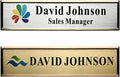 Personalized Name Plate for Door or Wall, 2 x 8 inch Custom Office Aluminum Door or Wall Name Plates with Logo Image or Texts, Office Appreciation Gifts for Coworkers Boss Teacher, Employee