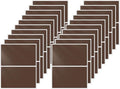 FINDAT Colored Labels Stickers 3×2 Inch Rectangle Vinyl Brown Sticker Removable Assorted Color Coding Name Tag for File Folder Classroom Office Inventory Marking 40 PCS
