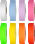 Monarch 1131 Multicolored Sleeves—24 Rolls, 3 Sleeves, 60,000 Labels for Monarch 1131 Price & Date Guns—Includes White, Yellow, Blue, Lavender & Fluorescent Colors (Red Green Pink Orange)—Made in USA