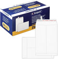 Xxcxpark 250 PCS 6x9 inches Security Catalog Envelopes Printable Self Seal Envelopes, Anti Tear White Kraft Envelopes for Invitation Cards, Pictures, Photos, Documents