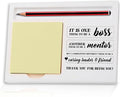 It is One Thing to Be A Boss, Thank You Appreciation for Women Men Boss Mentor Leader Wood Self-Stick Note Pad Holders ZBA3