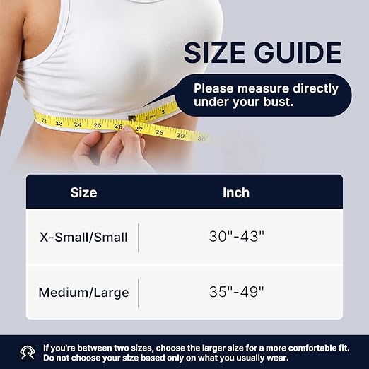 Fit Geno Posture Corrector for Women & Men: Adjustable Lightweight Upper Back Brace for Neck Shoulder & Upper Back Pain Relief - Improve Posture Correct Hunchback Slouching Invisible Under Clothes (XS/S Under Bust 30"-43")