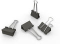 nctinystore Micro Black Binder Clips Micro Metal Clamp 1/2 inch Width (Black, 40 PCS) Micro Size (Clip Horizontal Width 1/2inch).