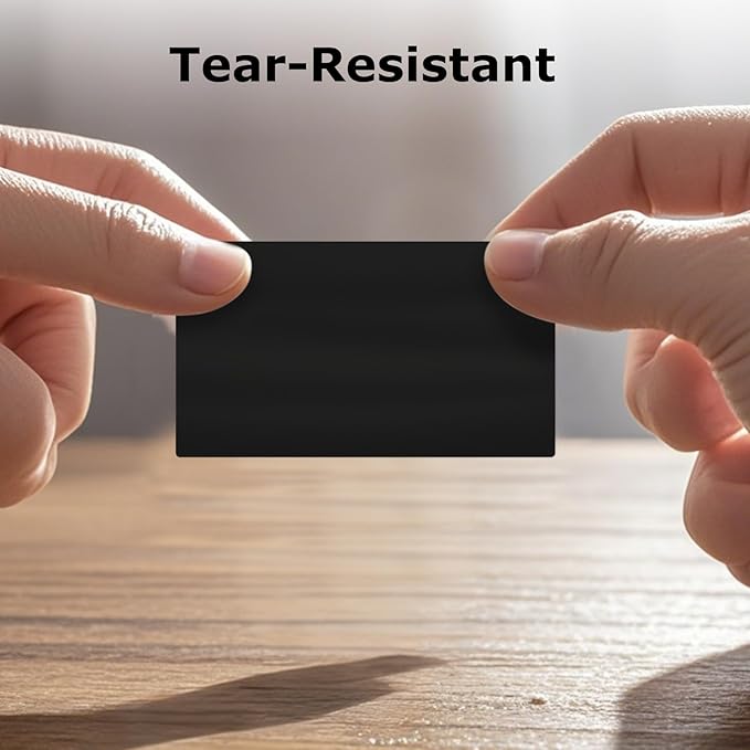 FINDAT Color Coding Stickers Rectangle 1.57×0.75 Inch Vinyl Black Sticker Removable Waterproof Writable File Folder Moving Labels for Boxes Home Office Marking 160 PCS