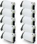 BETCKEY - Compatible Shipping Labels Replacement for Brother DK-1241 (4 in x 6 in), Use with Brother QL Label Printers [10 Rolls/2000 Labels]