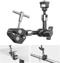 SMALLRIG 7 Inch Magic Arm with Crab-Shaped Clamp, Arm with 1/4"-20 Screw and Retractable Pins, for Action Cameras, Monitors, Video Lights, and Microphones - 5310