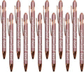 Yucold Bulk Custom Personalized Pens with Name & Logo Printing Personalized custom ballpoint pen for Business, Graduation Gifts & Party Events (champagne,15)