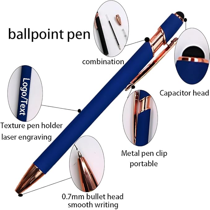 Yucold Bulk Custom Personalized Pens with Name & Logo Printing Personalized custom ballpoint pen for Business, Graduation Gifts & Party Events (olive drab,300)