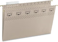 Smead TUFF Hanging File Folder with Easy Slide Tab, 1/3-Cut Sliding Tab, Legal Size, Steel Gray, 18 per Box (64093, Rod Color May Vary)