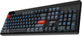 ADESSO Easytouch 1300 Mechanical Keyboard RGB Illuminated Hot Swappable Red Switches Wired Wireless Bluetooth Gaming Keyboard with Copilot AI Hotkey for Windows Mac