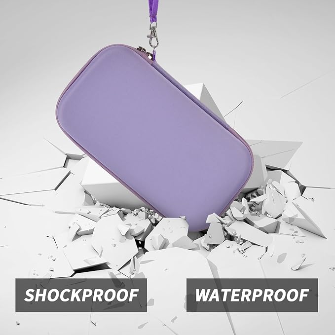 Pencil Case Pen Pouch Bag, Large Capacity Pencils Organizer Holder Office College Stationery Pen Marker Storage Supplies for adults, NOT INTENDED FOR USE BY CHILDREN 12 AND UNDER, Box Only (Purple)