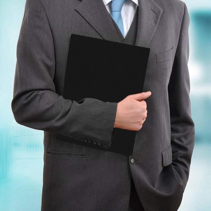 Uquelic 24 Pocket Expanding File Folder with Cover - Large Plastic Rainbow Expandable File Organizer Self Standing Accordion A4 Document Folder Wallet Briefcase Business Filing Box