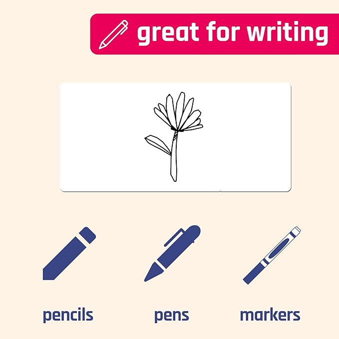 500 Pack, 1.5" x 0.75" - Blank White Labels Stickers to Write On, Stick On Adhesive Sticky Labels