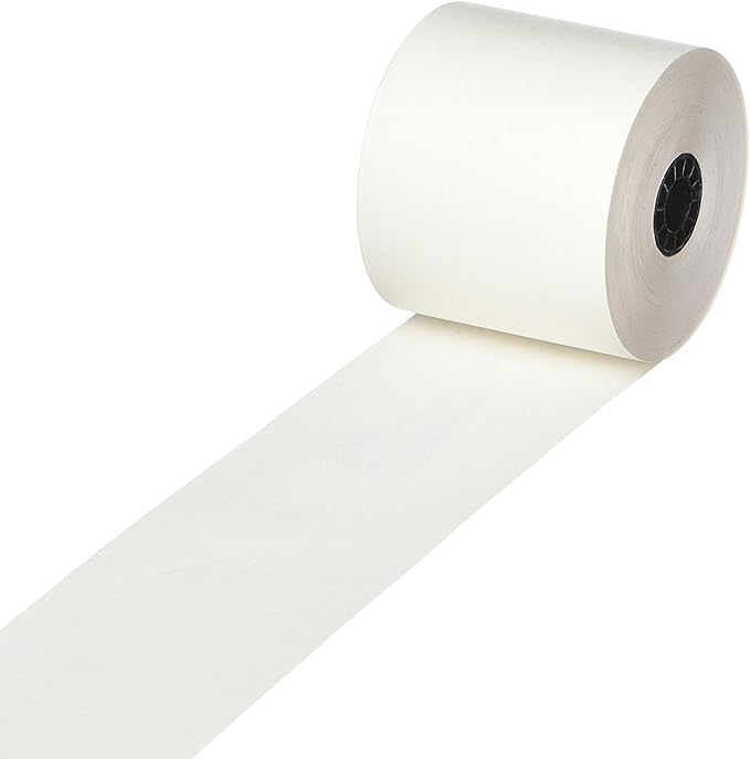 1InTheOffice Adding Machine, Register, and Calculator Rolls 2 1/4" x 130' 1-Ply, 12/Pack (130')