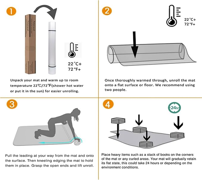 Amyracel Chair Mat for Hardwood Floor, 45” x 53” Clear Desk Chair Mat for Office Chair on Hardwood, Easy Glide Office Floor Protector Mat for Rolling Chairs