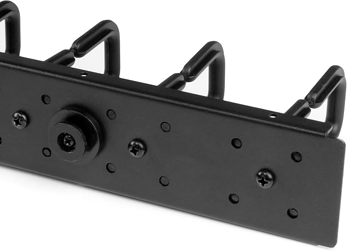 StarTech.com Vertical 0U Server Rack Cable Management w/ D-Ring Hooks - 20U Network Rack Cord Manager Panel - 3ft Wire Organizer (CMVER20UD)