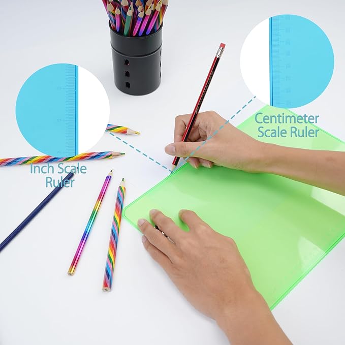 Dovesail 12 Pack Plastic Clipboards A4 Letter Size, 12.5" x 9" Multi Color Clipboards Bulk, Hangable Clip Boards with Low Profile Metal Clip,Office Supplies Classroom