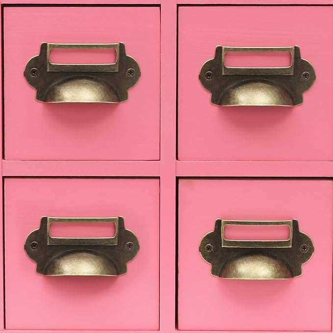 Vintage 12-Drawer Storage Cabinet – Multipurpose Desktop Organizer for Office, Craft & Home