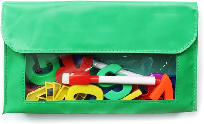 Marker Holder Bag (9x5In); Magnet Pencil Storage Pockets For Whiteboard Organizer; Pen Holder Case.