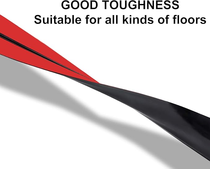 10Ft Floor Cord Cover Silicone Cable Protector Easy to Install Wire Organizer and Hider Ideal Extension Cord Cover for Home, Office, Garage (Black-10Ft)