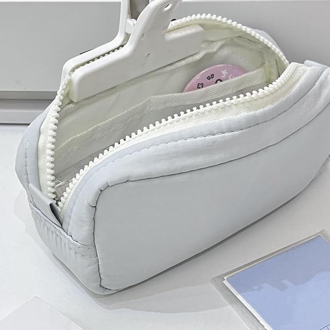 Portable Pen Bag School Pencil Organizers Large Capacity Case For Erasers Markers Scissors Storage Bag Simple Portable Pouch Box For Student