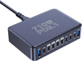CHIPOFY 710W USB C Charging Station, 10-Port Dual PD3.1 140W QC3.0 60W GaN Laptop Fast Charger Block for MacBook Pro/Air, iPad, iPhone 17 16 Pro Max, Galaxy S25/ S24 and More
