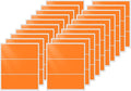 FINDAT Color Coding Stickers Rectangle 4×2 Inch Vinyl Orange Sticker Removable Waterproof Writable File Folder Moving Labels for Boxes Home Office Marking 160 PCS