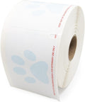 Veterinary Prescription Labels with Paw Print & Warning - LabelValue Brand - 2-⅛ x 2-¾ | Compatible with Dymo 450 LabelWriters and Earlier Models - “Keep Out of Children's Reach” - Warning, Caution