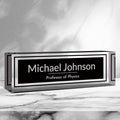 Desk Name Plate Personalized, Custom Name Plate for Desk, Acrylic Desktop Accessories, Office Gift & Decor for Women Men, Teacher Nurse Boss Employee Appreciation Gifts