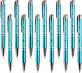 Yucold Customized ballpoint pens in bulk, personalized ballpoint pens with free engraving, for use in companies, enterprises, graduation anniversaries (Sky blue,390)
