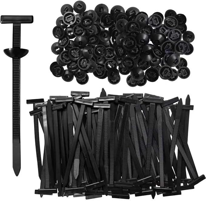 200Pcs Nylon Universal Cable Tie Buckle for Car, New Multifunctional Heavy Duty Self Locking Automotive Fasteners for DIY Car Repair, Wire Management, Home,Office Use