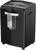 Bonsaii Heavy Duty Paper Shredder, 20 Sheet 40 Mins Large Office Crosscut Shredder for Commercial Use, Anti-Jam System & P-4 High Security Supports CD/Credit Cards/Staples, 7 Gal Pullout Bin C144-D