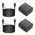 iPhone 17 Charger Fast Charging,2Pack 45W USB C Charger Block Power Adapter&10FT Type C USB C to C Cable Cord for iPhone 17 Pro Max/17 Air/17 Pro/17/16e/16 Plus/15 Pro Max,iPad Pro/Mini/Air,Galaxy S25