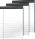 Gehanfai 3 Pack White Legal Pads 8.5 x 11 Inch, Wide Ruled Notepads Lined Memo Note Pads, 8.5x11 Inch Micro Perforated Writing Pads 30 Sheets Per Pad for Work Study Daily Note Taking List