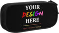 Custom Pencil Case for Kids with Name Photo Text, Personalized Pencil Box for Women Men, Customize Pen Pouch Organizer School Supplies for Teen Students
