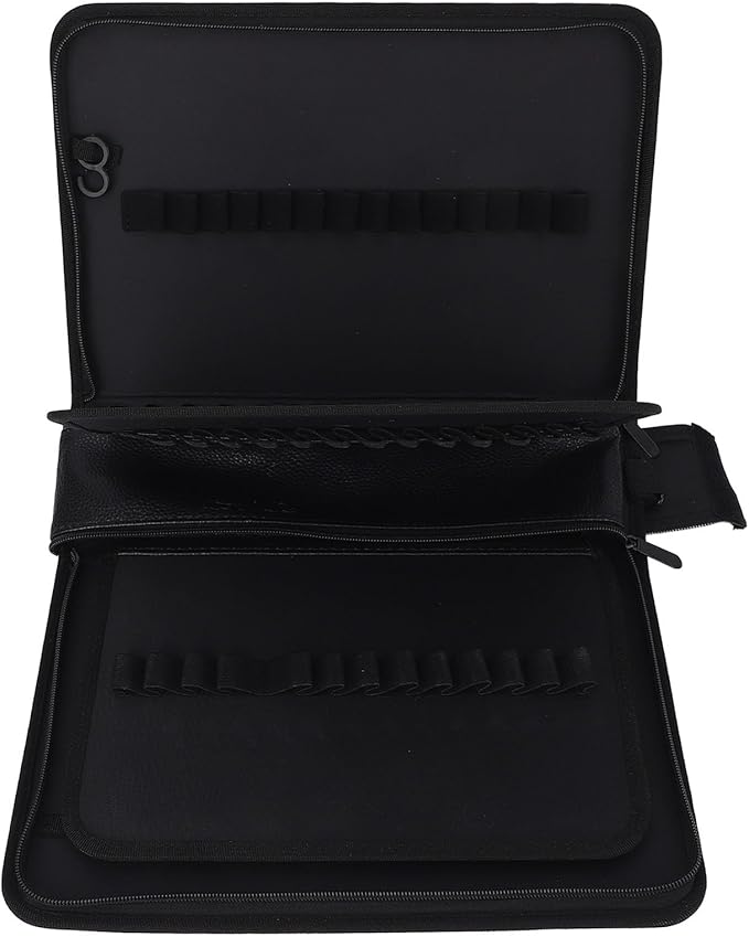 Acouto 80 Slots Marker Marker 80 Slots Large Capacity Storage Bag Zippered Pouch with Carrying Handle Sketch Black, Pencil & Cases