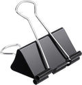 80 PCS 2 inch Binder Clips Extra Large Black Clips Office Supplies Black Paper Clips Paper Clamps for Office Home School Bussiness