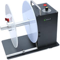 U.S. Solid Automatic Label Rewinder Machine, 1"/1.5"/3" Core Holder, Max Label Width 4.72", Bidirectional Rewinding