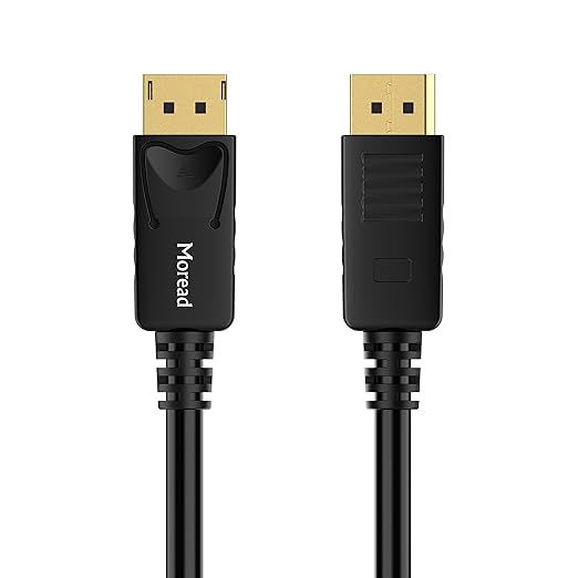 4K DisplayPort to DisplayPort Cable, 6 Feet, 5 Pack, Gold-Plated High Speed Display Port DP Cable 1.2 (4K@60Hz, 2K@144Hz) for Computer, Desktop, Laptop, PC, Monitor, Projector & More