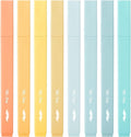 Mr. Pen- Aesthetic Highlighters, 8 pcs, Chisel Tip, Pastel Colors, Cute Highlighters Assorted Colors