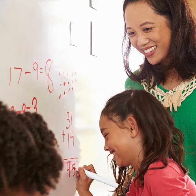 Lockways 48 x 36 Inch White Board 2 Pack | 4 x 3 Dry Erase Boards Magnetic Whiteboard for Office School and Home